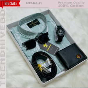 কটন শার্ট  ৫ পিস কম্বো-PASTE MULTI DESIGN-101